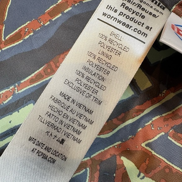 Mens L New Patagonia Nano Puff Jacket Size Small Color Subtidal Blue $239 - Picture 15 of 15